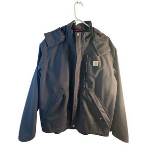 Carhartt nylon hood coat storm defender men’s m rn#14806 (stains)